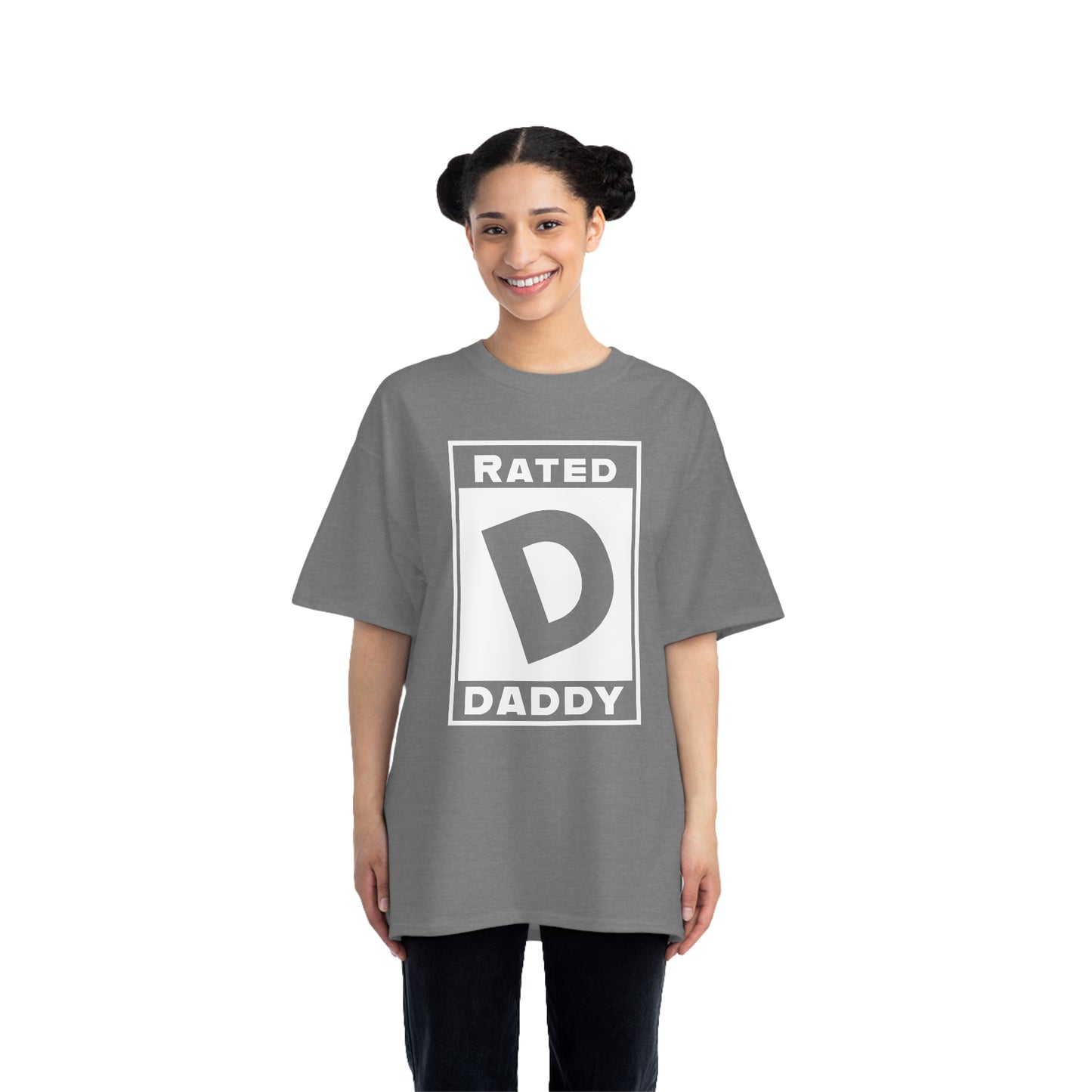 Rated D for Daddy Shirt | Funny Dad Tee | Beefy-T Cotton Shir