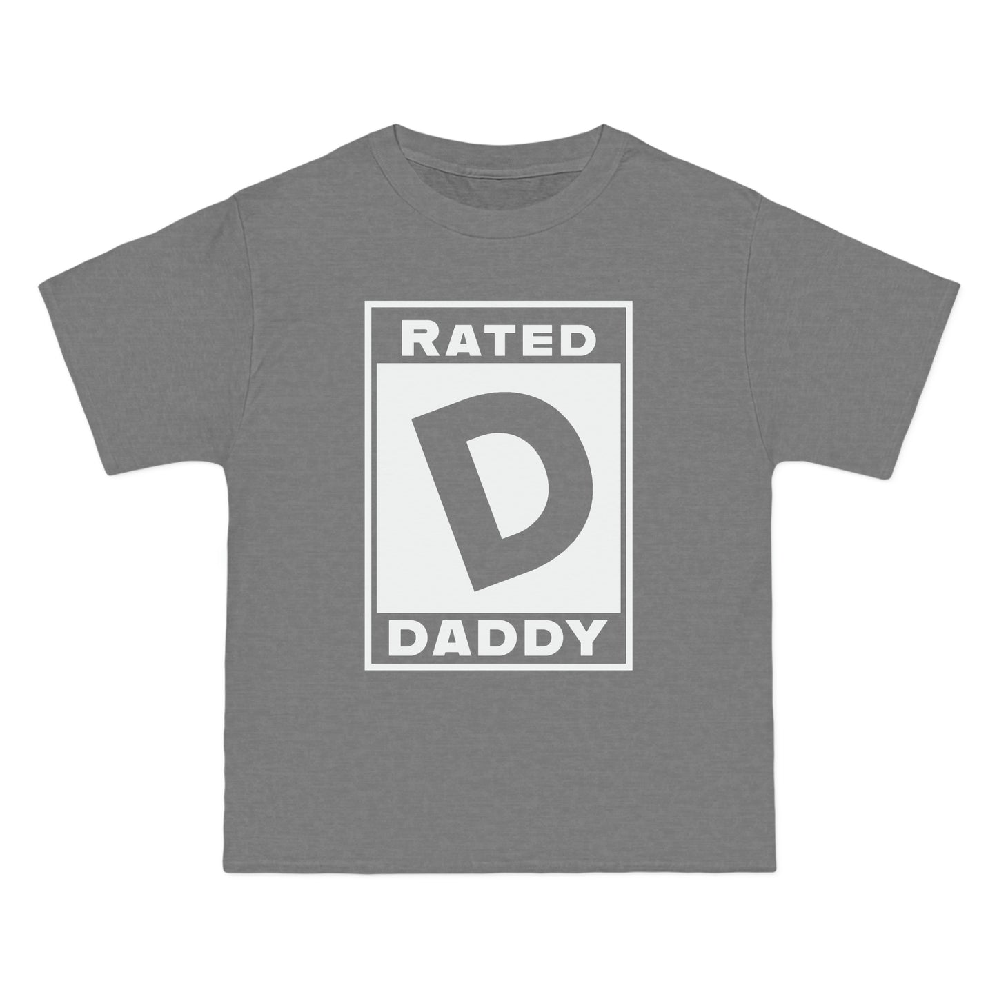 Rated D for Daddy Shirt | Funny Dad Tee | Beefy-T Cotton Shir