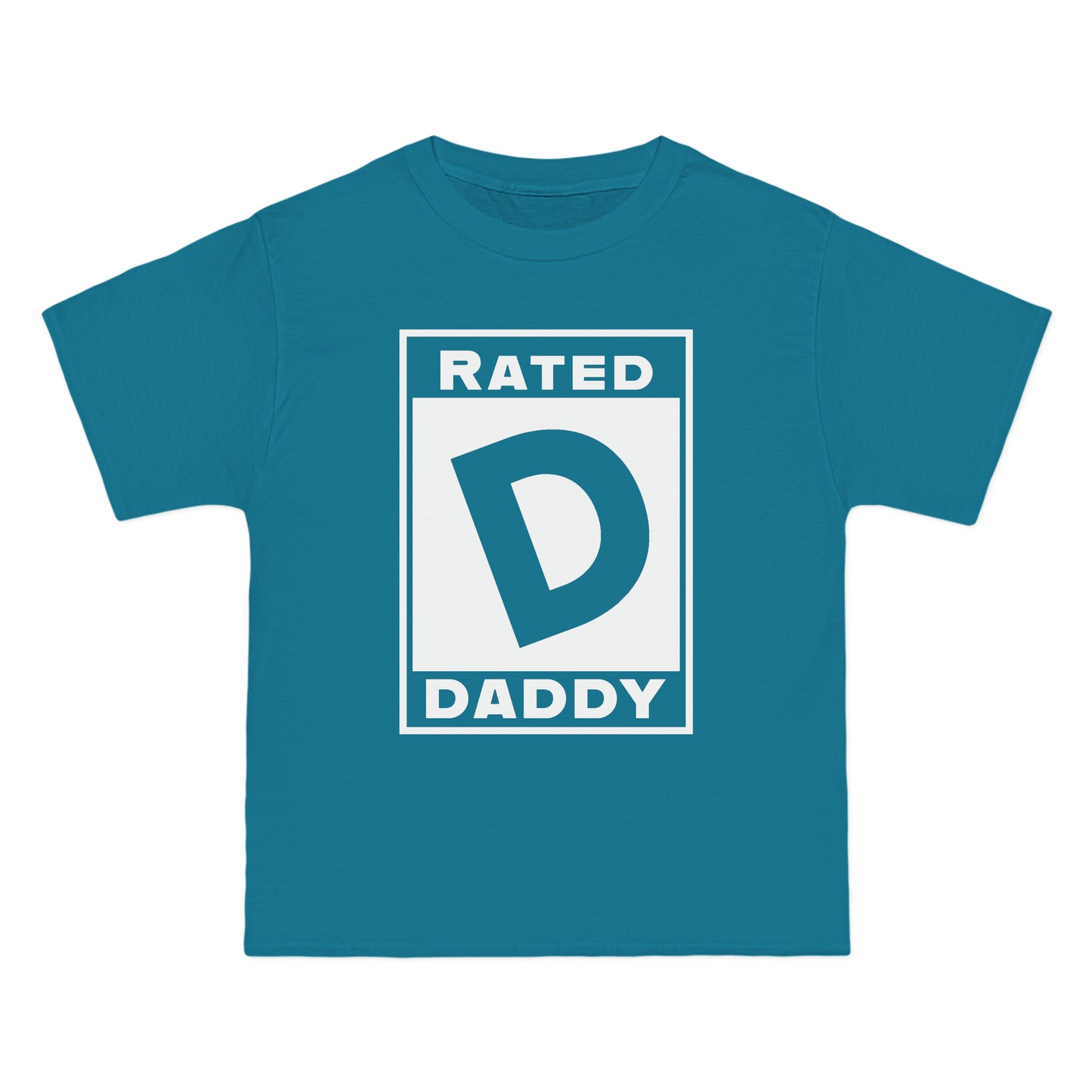 Rated D for Daddy Shirt | Funny Dad Tee | Beefy-T Cotton Shir