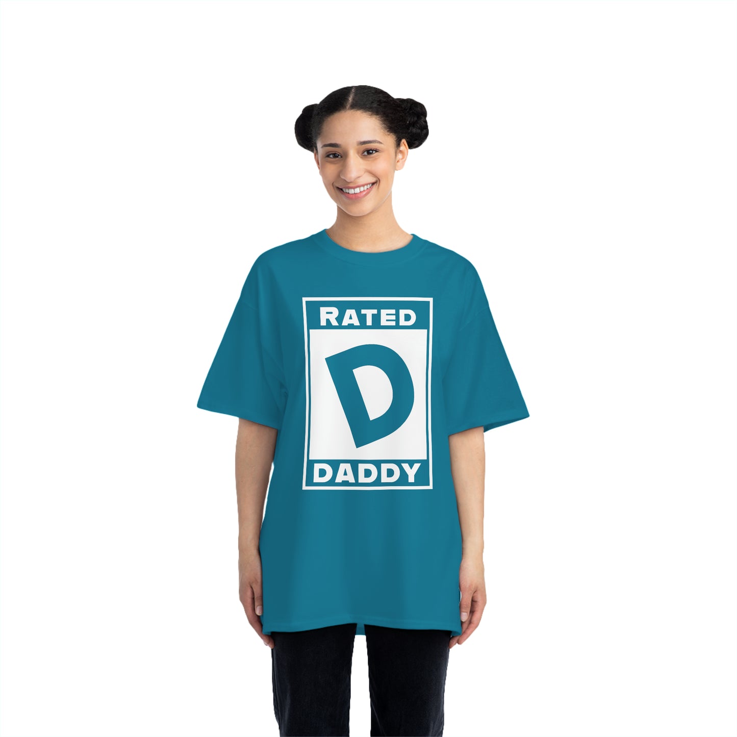 Rated D for Daddy Shirt | Funny Dad Tee | Beefy-T Cotton Shir