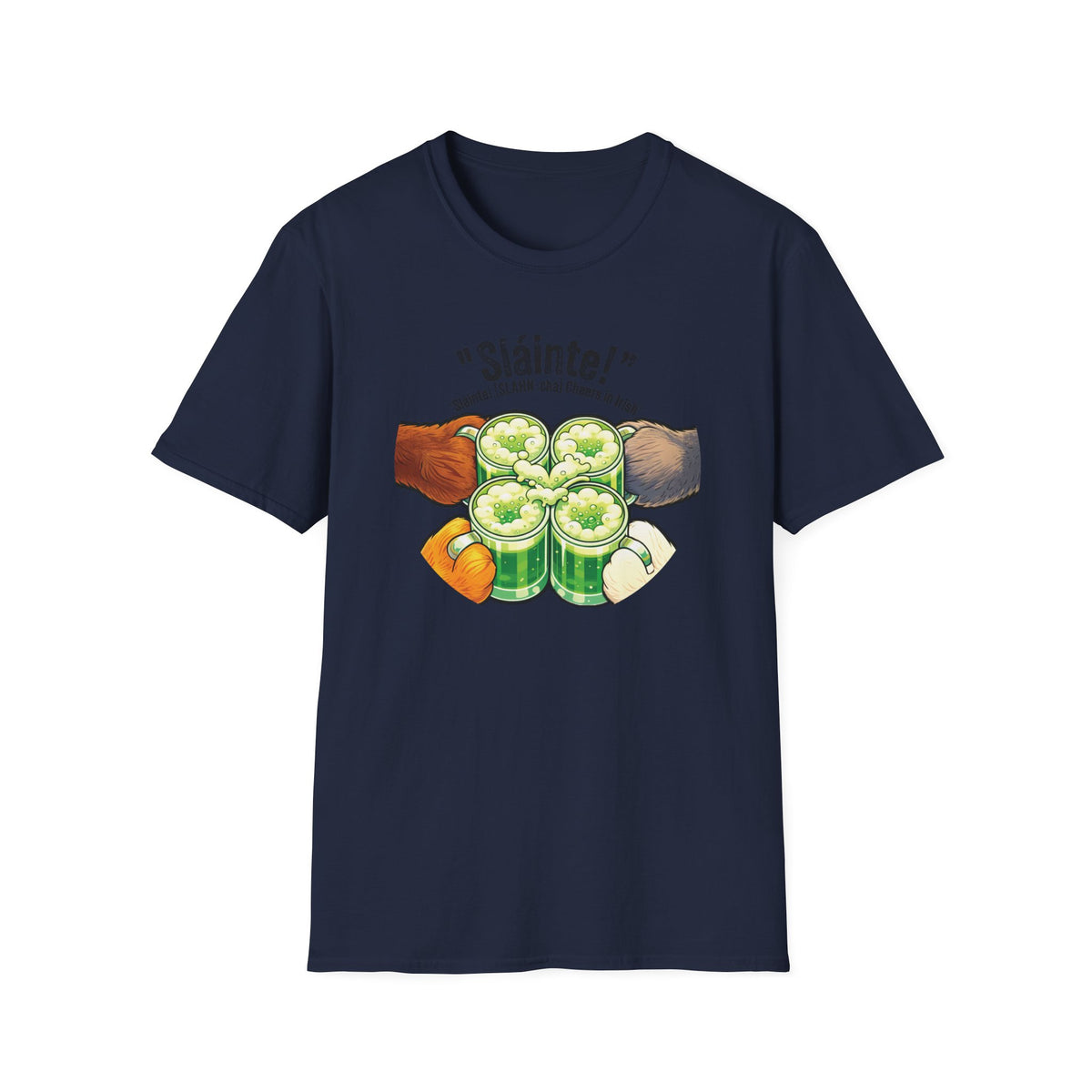 Sláinte St Patrick's Day Shirt - Furry Convention Irish Toast Tee