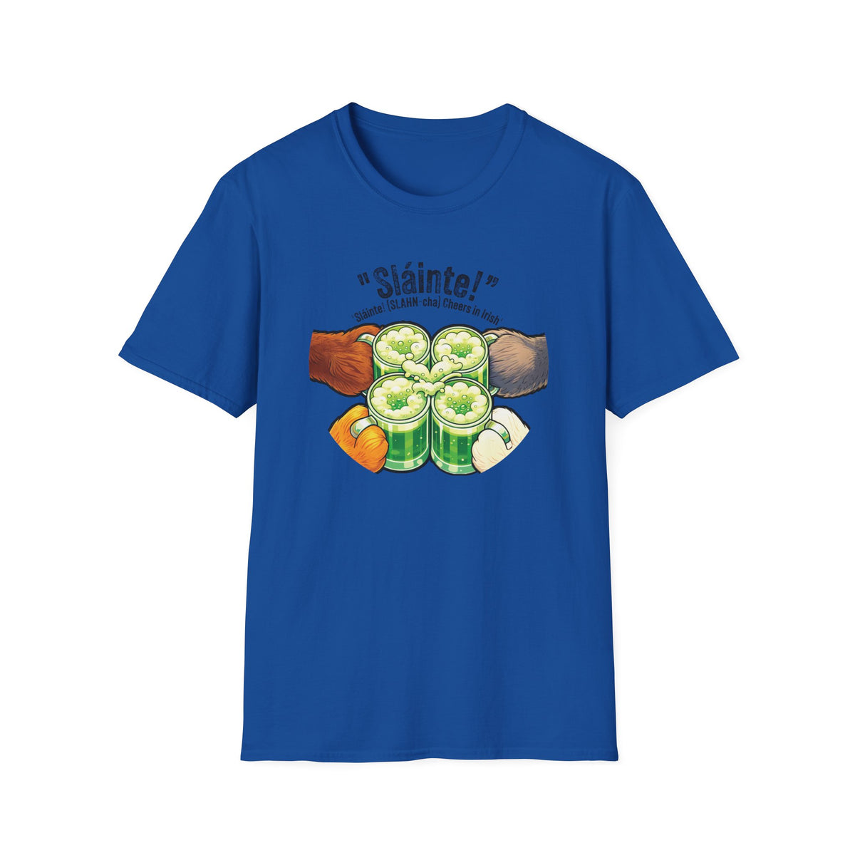 Sláinte St Patrick's Day Shirt - Furry Convention Irish Toast Tee