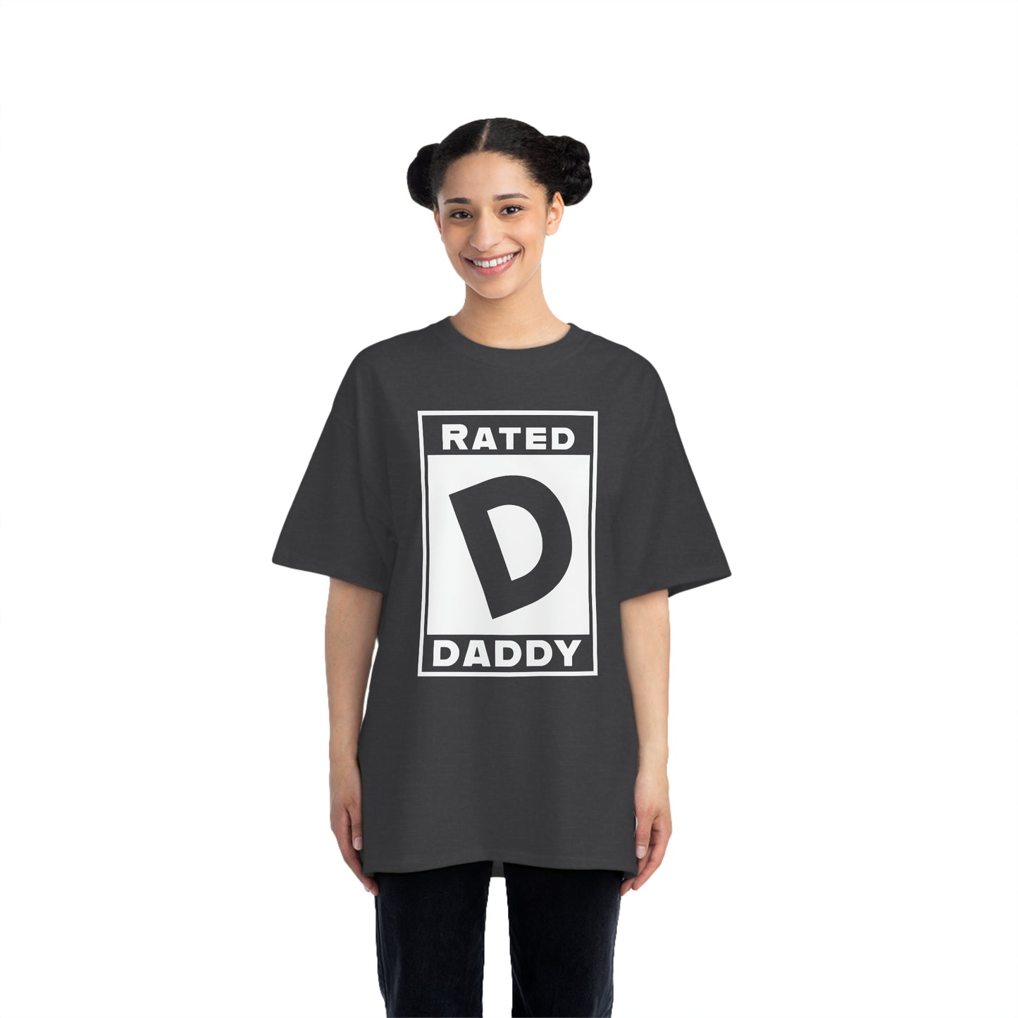Rated D for Daddy Shirt | Funny Dad Tee | Beefy-T Cotton Shir