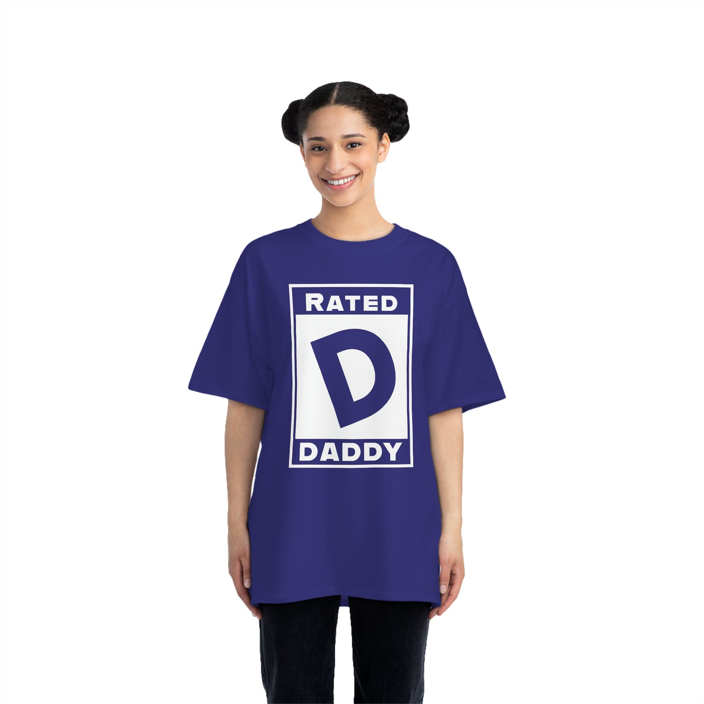 Rated D for Daddy Shirt | Funny Dad Tee | Beefy-T Cotton Shir
