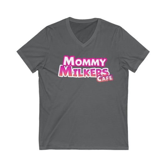 Mommy Milkers Shirt | DJ Mommy Milkers V-Neck Tee | Unisex Jersey