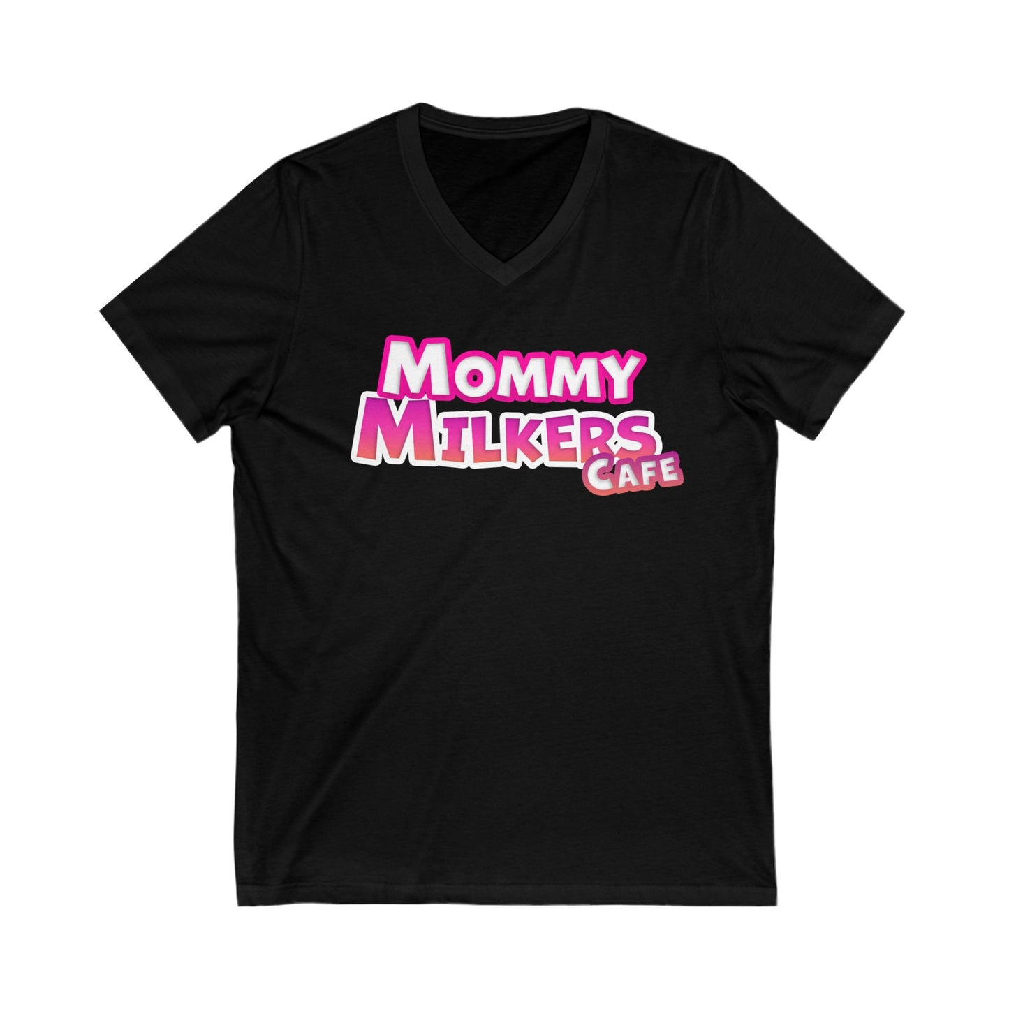 Mommy Milkers Shirt | DJ Mommy Milkers V-Neck Tee | Unisex Jersey