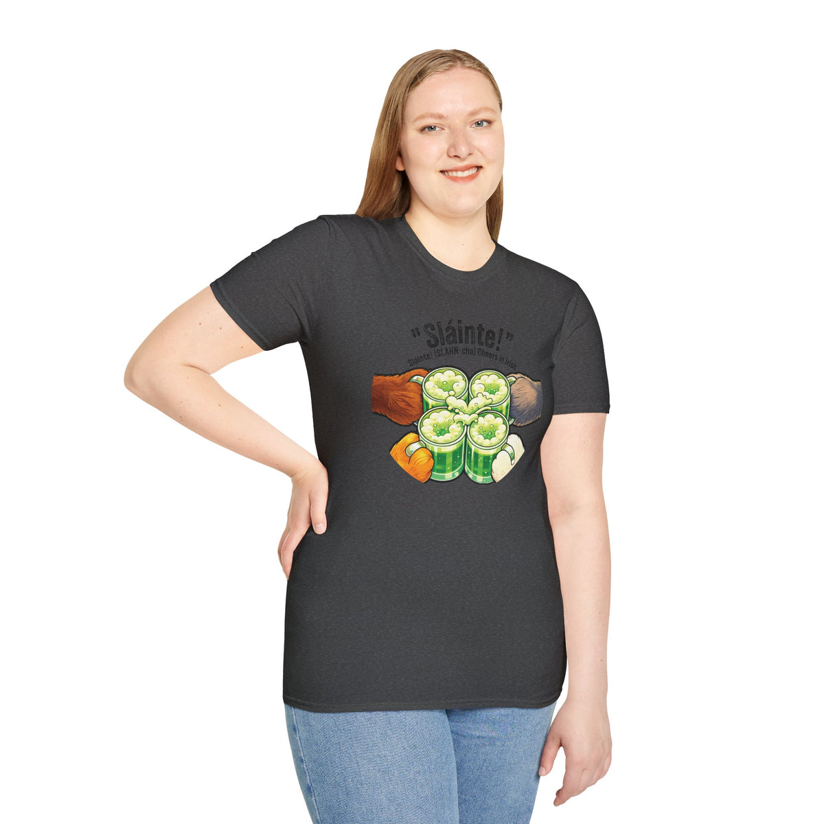 Sláinte St Patrick's Day Shirt - Furry Convention Irish Toast Tee